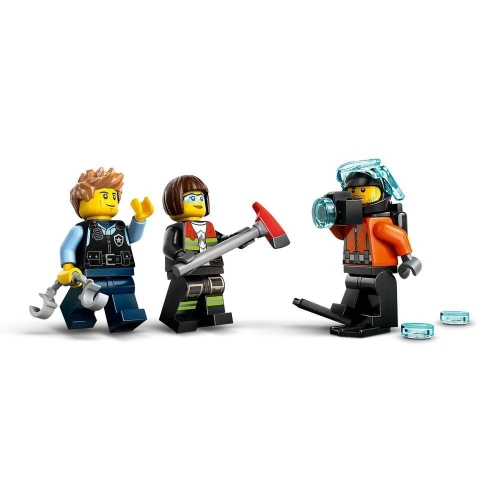 Конструктор LEGO City Ремікс вертольотів, пожежних машин і підводних човнів (60462)
