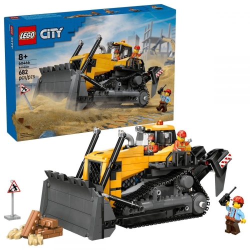 Конструктор LEGO City Жовтий бульдозер (60466)