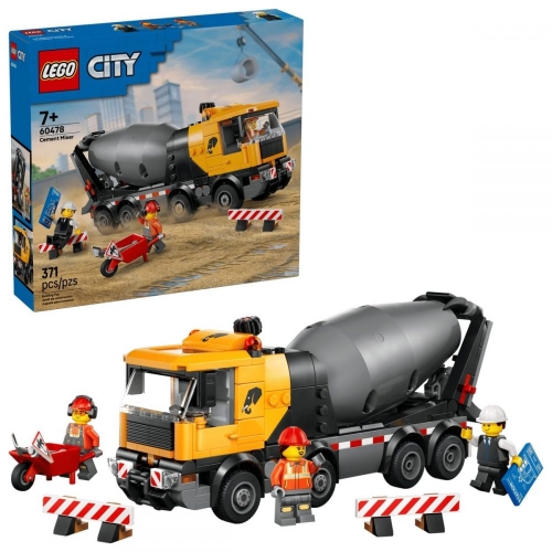Конструктор LEGO City Бетоносмеситель (60478)