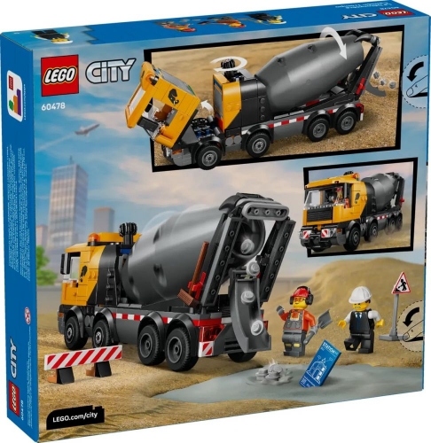 Конструктор LEGO City Бетоносмеситель (60478)