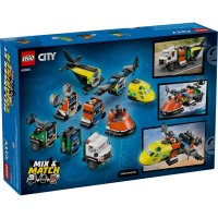 Конструктор LEGO City Ремікс літака, вантажівки та судна на повітряній подушці (60505)