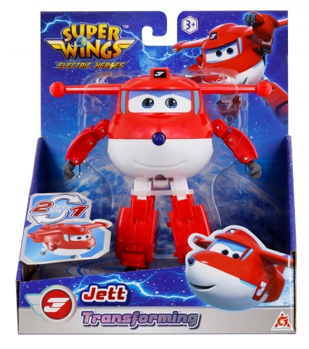 Игровая фигурка-трансформер Super Wings Transforming Джетт (Jett)