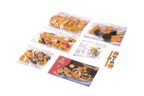 Конструктор-трансформер Super Wings Small Blocks 2-in-1 Buildable Transforming Vehicle Donnie, Донні