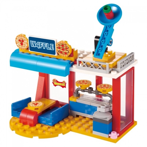Конструктор Super Wings Small Blocks Buildable Vehicle Set вантажівка і магазин