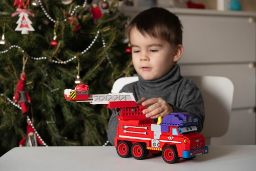 Конструктор Super Wings Small Blocks Buildable Vehicle Set Спарки (Sparky)