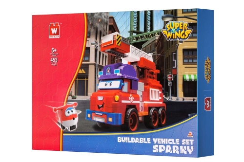 Конструктор Super Wings Small Blocks Buildable Vehicle Set Спарки (Sparky)