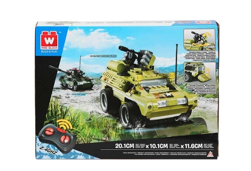 Машина-конструктор на дистанционном управлении "Военный бронированный внедорожник"