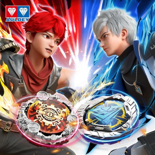 Набір Infinity Nado VII Power Battle Set Громовий Мисливець Тіней і Вогняне Колесо Вибуху (Thunder Shadow Hunter vs Fiery Blast Wheel)