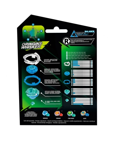 Волчок Infinity Nado VII Pro Series Single Pack Origins Небесный Вихрь (Whisker)