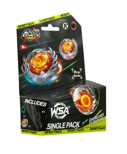 Дзиґа Infinity Nado VII Pro Series Single Pack Origins Лютий Вихор (Furious) (EU664621-2)