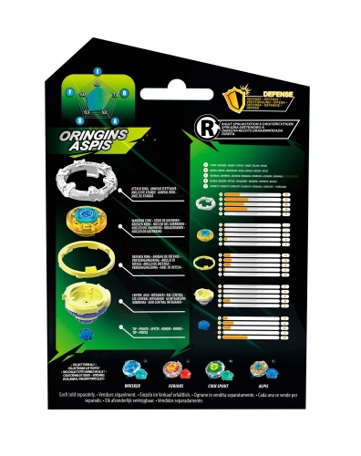 Волчок Infinity Nado VII Pro Series Single Pack Origins Щит (Aspis)
