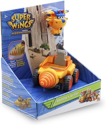 Ігровий набір Super Wings Donnie"s Driller, Бурильний автомобіль Донні