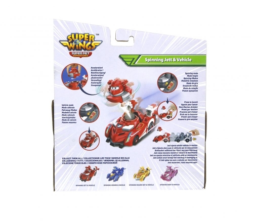 Ігровий набір Super Wings Spinning Vehicle Джетт (Jett)