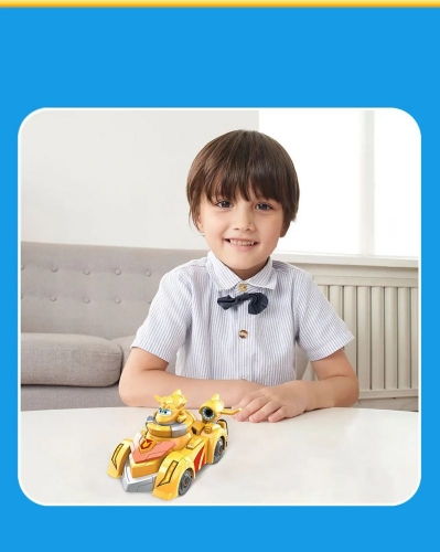 Игровой набор Super Wings Spinning Vehicle Золотой Мальчик (Golden Boy)