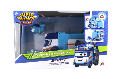 Ігровий набір Super Wings Вантажівка Марка для сміття та прибирання
