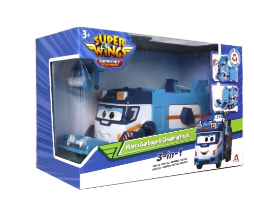Ігровий набір Super Wings Вантажівка Марка для сміття та прибирання