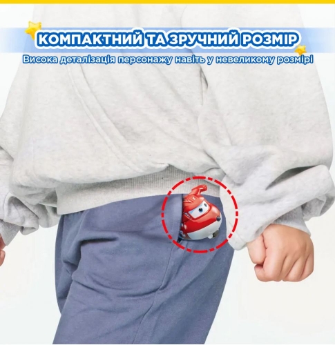 Ігрова фігурка-трансформер Super Wings Transform-a-Bots Джетт (Jett)