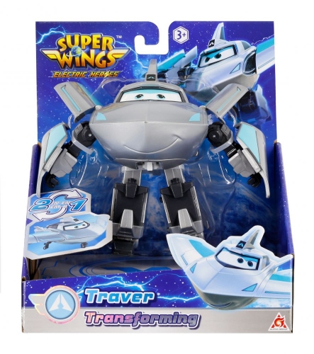 Игровая фигурка-трансформер Super Wings Transforming Травер (Traver), 12.5см