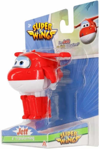 Ігрова фігурка-трансформер Super Wings Transforming Джетт (Jett), 10см