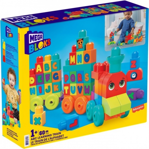 Конструктор "Поїзд із літерами" Mega Bloks Fisher-Price