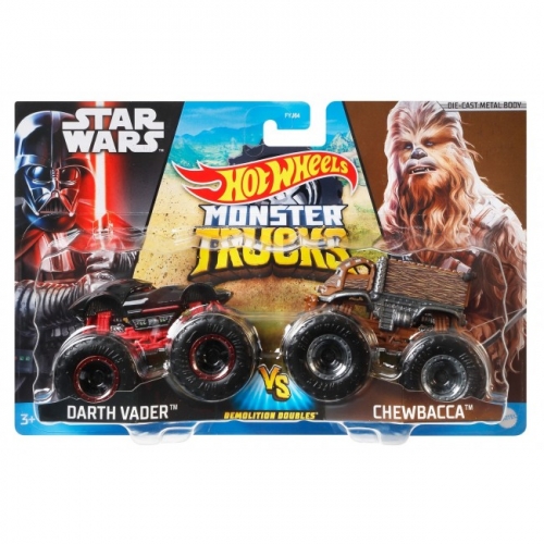 Набор из 2 машинок-внедорожников серии "Monster Trucks" Hot Wheels (в асс.)