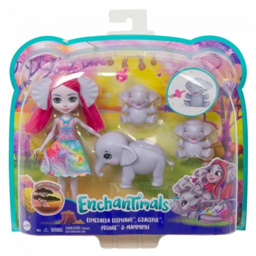 Ігровий набір "Родина Слоненяти Есмеральди" Enchantimals