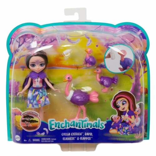 Игровой набор "Семья Страуса Офелии" Enchantimals