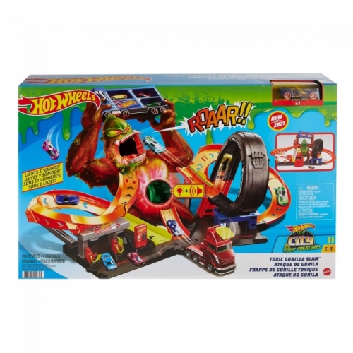 Ігровий набір "Напад токсичної горили" Hot Wheels (GTT94)