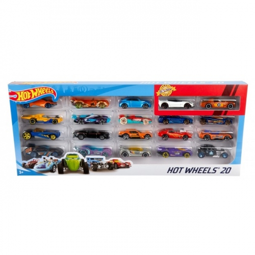Набір з 20-ти базових машинок Hot Wheels (в ас.) (H7045)