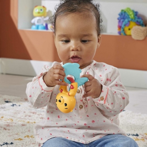 Брязкальце-прорізувач "Звірятко" (в асортименті) Fisher-Price