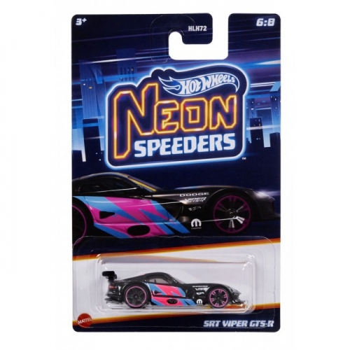 Тематична машинка “Неонові перегонові” Hot Wheels (в ас.)