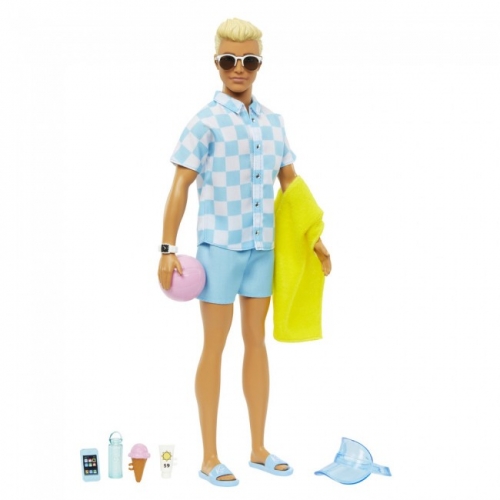 Набір з лялькою Кен "Пляжна прогулянка" Barbie