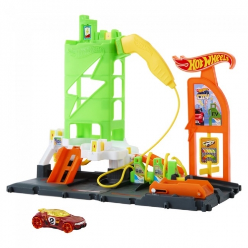 Ігровий набір "Заправна станція для суперзарядки" Hot Wheels