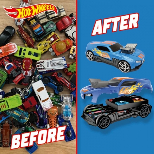 Гоночный автомобіль-гараж 2 в 1 Hot Wheels