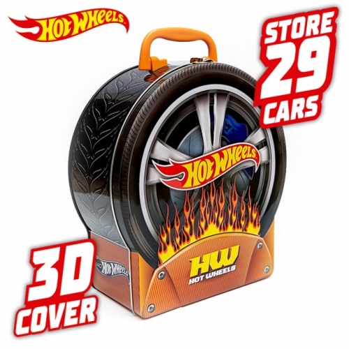 Металлический контейнер-колесо Hot Wheels