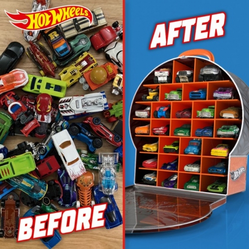 Металлический контейнер-колесо Hot Wheels