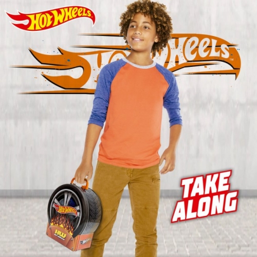 Металлический контейнер-колесо Hot Wheels