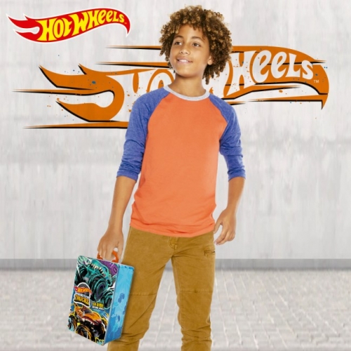 Металлический контейнер для хранения машинок серии "Monster Trucks" Hot Wheels