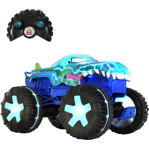 Збільшена машинка-позашляховик 1:15 на радіокеруванні «Мега Рекс» Hot Wheels® Monster Trucks, JBD90