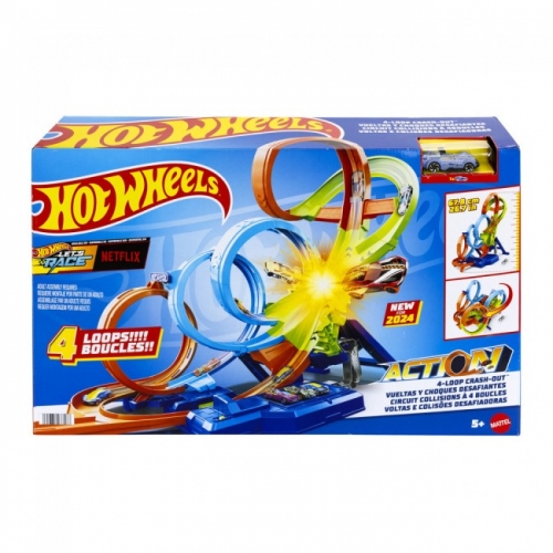 Трек "Невероятные виражи и петли" Hot Wheels (HXR70)