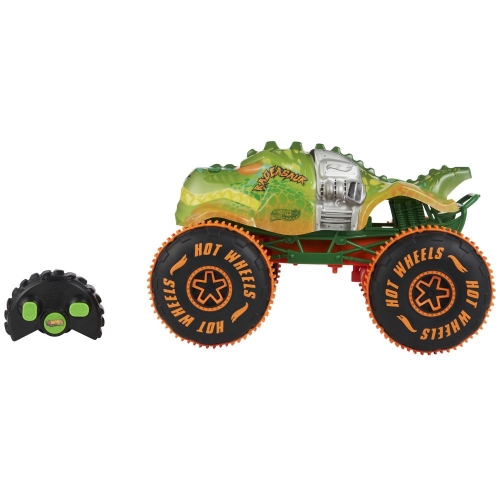 Збільшена машинка-позашляховик 1:15 на радіокеруванні «Rageasaur» Hot Wheels® Monster Trucks