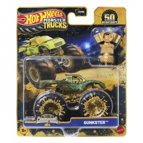 Машинка-внедорожник с кубком серии "Бигфут – чемпион" Monster Trucks Hot Wheels (в асс.) JDV96