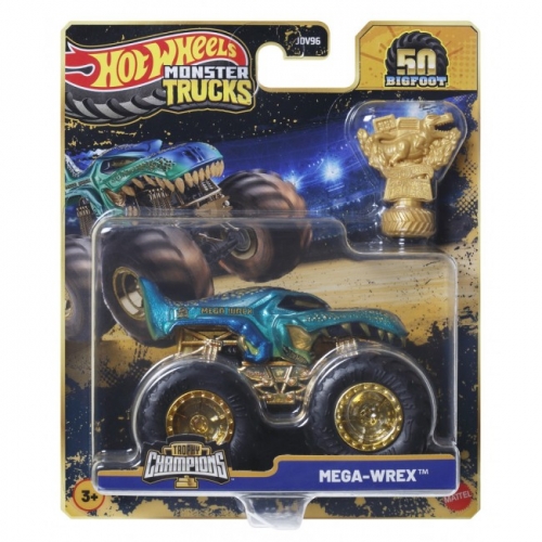 Машинка-внедорожник с кубком серии "Бигфут – чемпион" Monster Trucks Hot Wheels (в асс.) JDV96