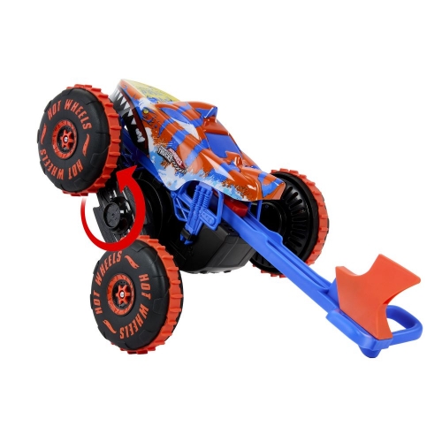 Збільшена машинка-позашляховик 1:15 на радіокеруванні «Tiger Shark Climber» Hot Wheels® Monster Trucks