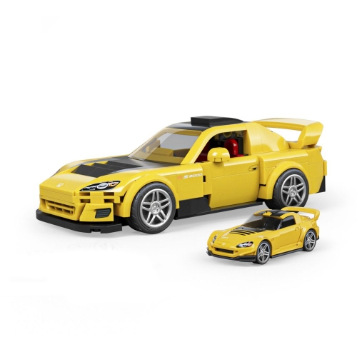 Коллекционная машинка-конструктор "Honda S2000" серии "Speed" Mattel Brick Shop