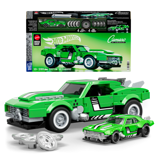 Колекційна машинка-конструктор "Camaro" серії "Speed" Mattel Brick Shop, JFT16