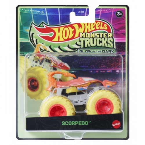 Машинка-позашляховик серії "В темряві, що світяться" Monster Trucks Hot Wheels (в ас.) JFX08