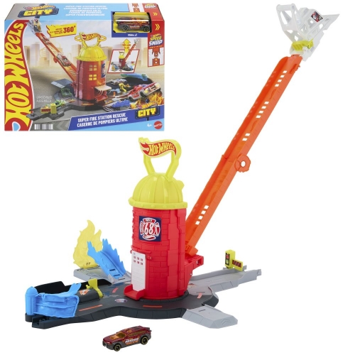 Ігровий набір "Пожежно-рятувальна суперстанція" Hot Wheels (JHL95)
