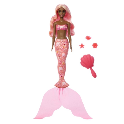 Кукла-русалочка Barbie "Color Reveal" серии "Морские сокровища" (сюрприз)(JMW61)