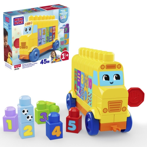 Конструктор «Автобус с цифрами» Mega Bloks
